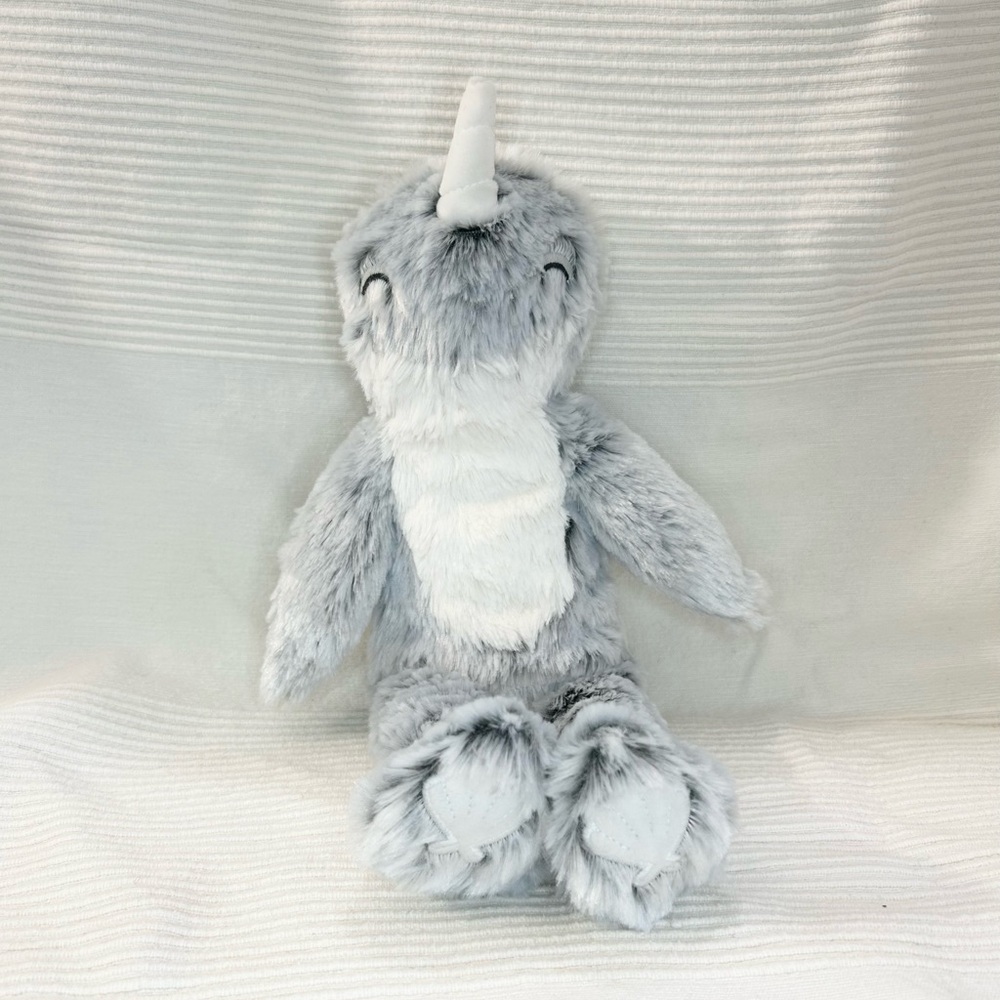Slumberkins Silver Narwhal Kin - Picture 8 of 11